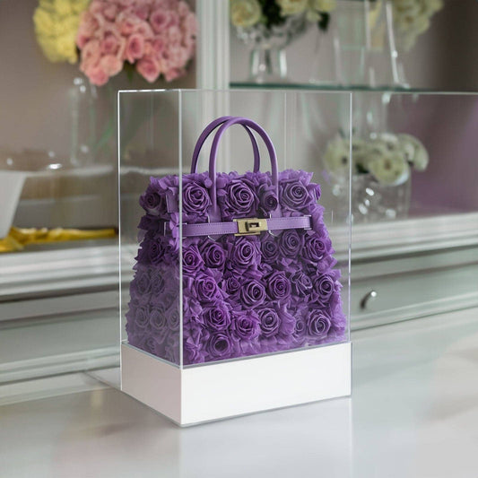 Eternal Bloom Purple Rose Bag - Imaginary Worlds