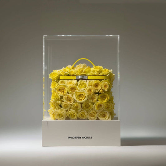 Eternal Bloom Yellow Rose Bag - Imaginary Worlds