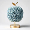 Eternal Glow Apple Rose Lamp: Baby Blue & Gold Edition - Imaginary Worlds