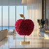 Eternal Glow Apple Rose Lamp: Magenta & Gold Edition - Imaginary Worlds