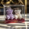 Eternal Lavender and White Rose Bear Set - Imaginary Worlds