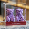 Eternal Lavender Rose Bear Set - Imaginary Worlds