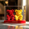 Eternal Red and Yellow Rose Bear Set - Imaginary Worlds