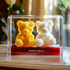 Eternal Yellow and White Rose Bear Set - Imaginary Worlds