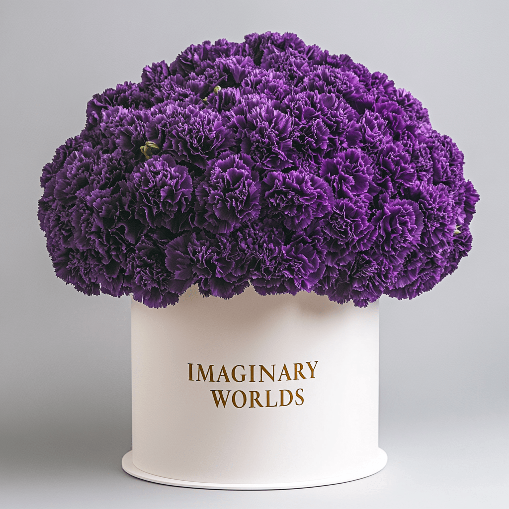 Forever Carnation Box – Purple Edition - Imaginary Worlds