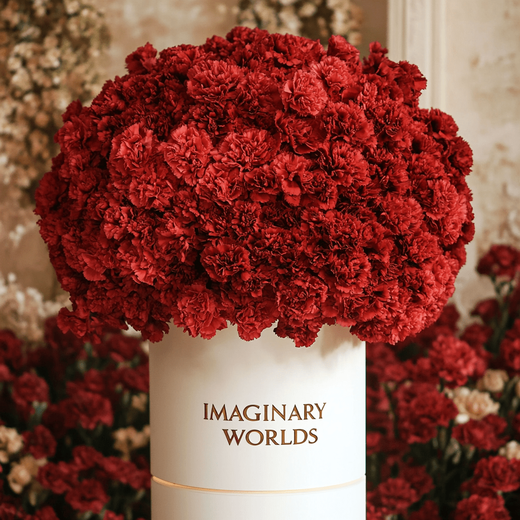Forever Carnation Box – Red Edition - Imaginary Worlds