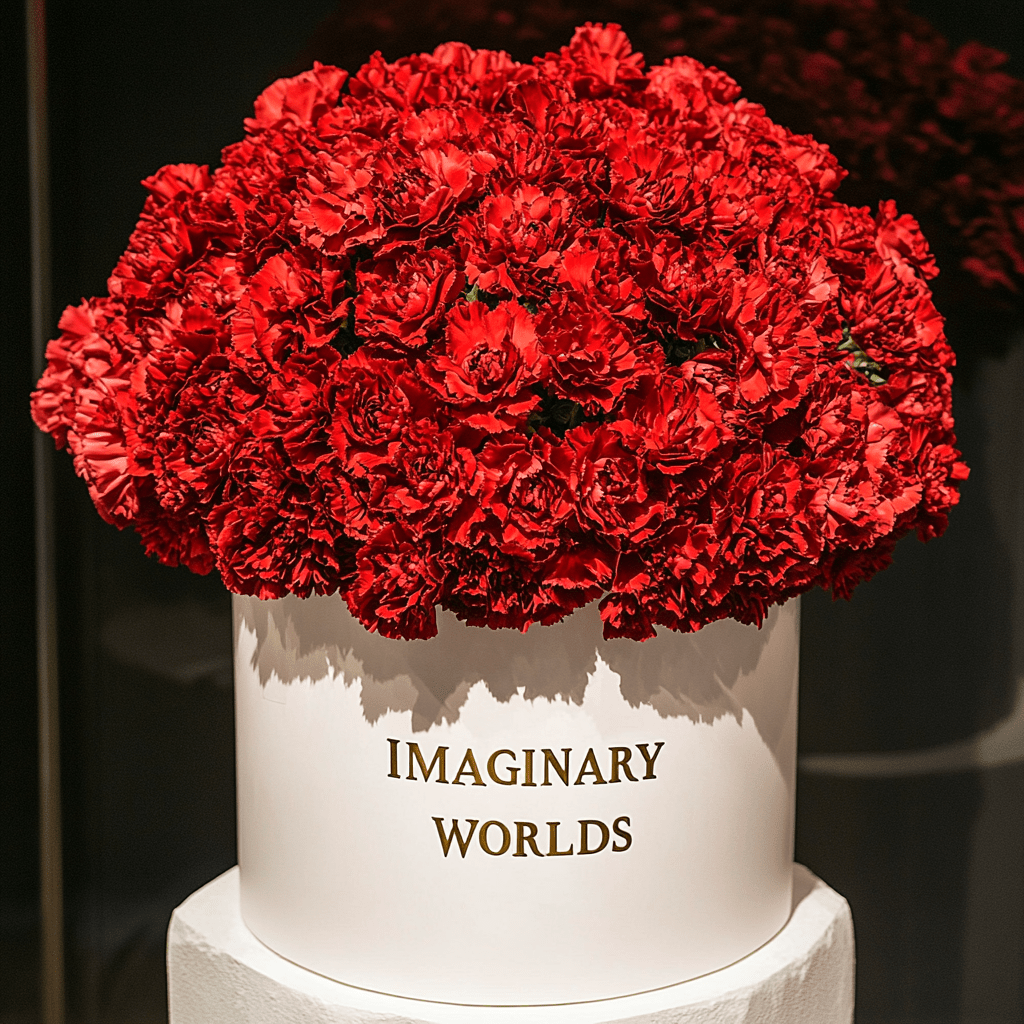 Forever Carnation Box – Red Edition - Imaginary Worlds