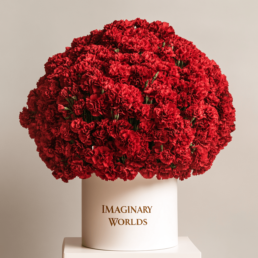 Forever Carnation Box – Red Edition - Imaginary Worlds