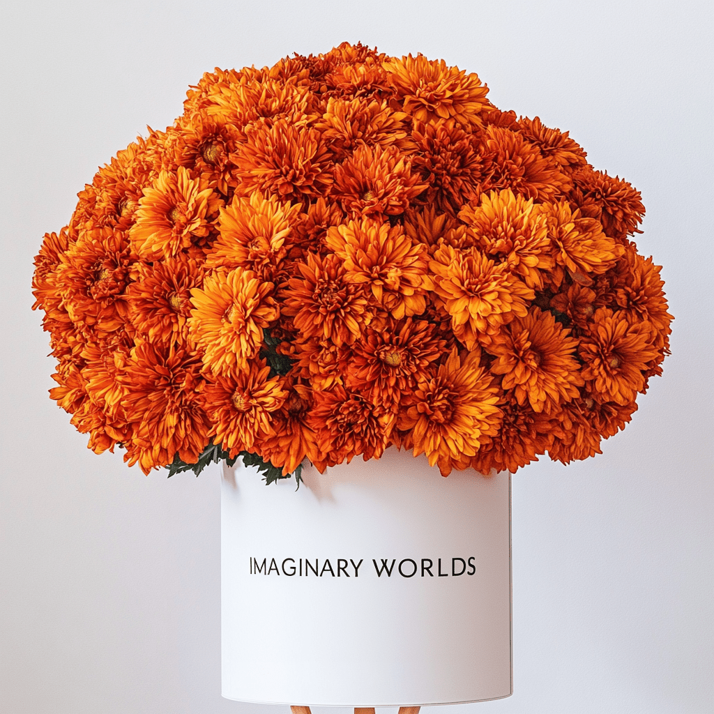 Forever Chrysanthemum Box – Orange Edition - Imaginary Worlds