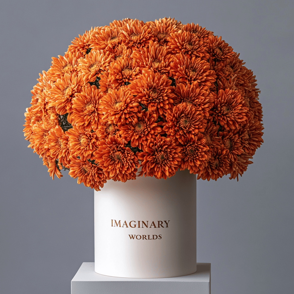 Forever Chrysanthemum Box – Orange Edition - Imaginary Worlds
