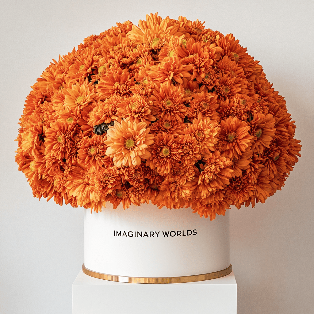 Forever Chrysanthemum Box – Orange Edition - Imaginary Worlds