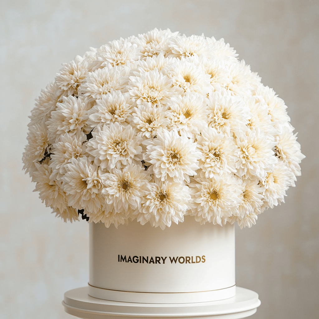 Forever Chrysanthemum Box – White Edition - Imaginary Worlds