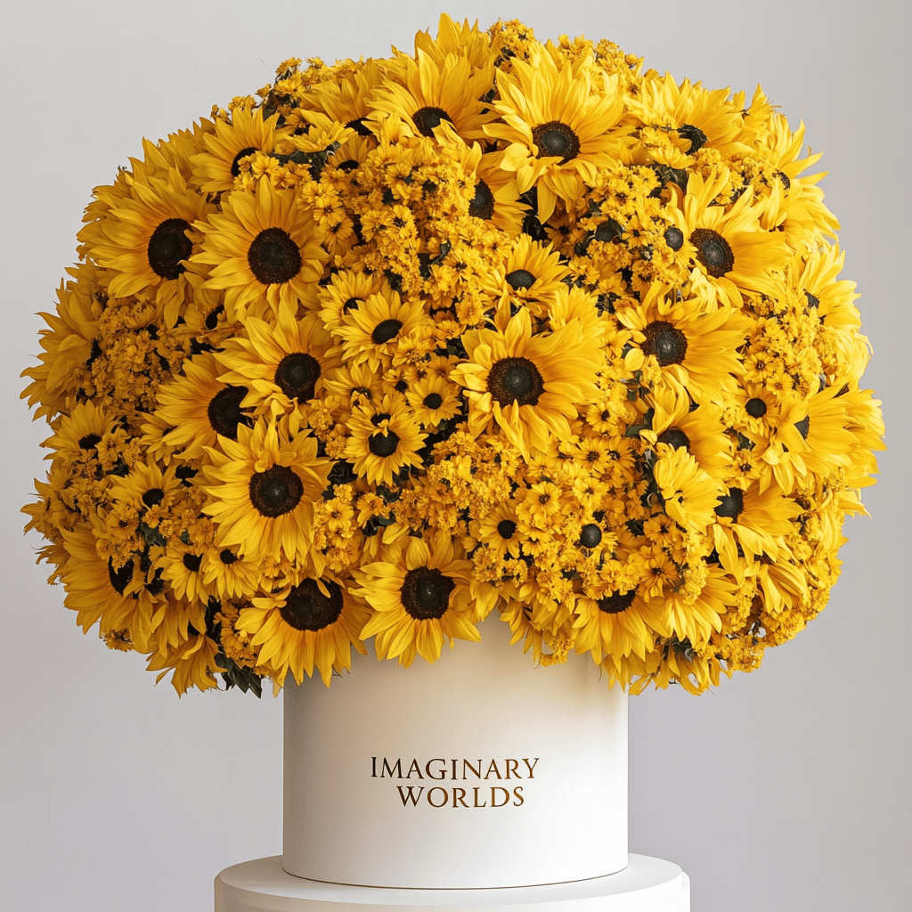 Forever Sunflower Box – Yellow Edition - Imaginary Worlds