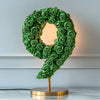 Green Rose Eternal Number 9 Lamp - Imaginary Worlds