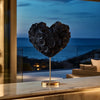 Hades and Persephone Black Rose Heart Lamp - Imaginary Worlds