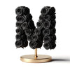 Hades Black Rose Letter M Lamp - Imaginary Worlds