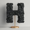 Hecate Black Rose Letter H Lamp - Imaginary Worlds