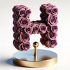 Hera Purple Rose Letter H Lamp - Imaginary Worlds