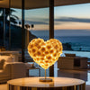 Icarus and Daedalus Yellow Rose Heart Lamp - Imaginary Worlds