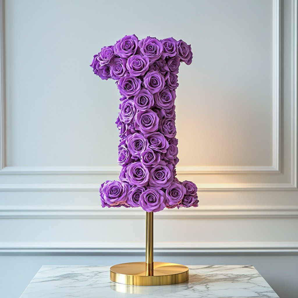 Icarus Purple Rose Lamp - Imaginary Worlds