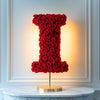 Icarus Red Rose Letter I Lamp - Imaginary Worlds