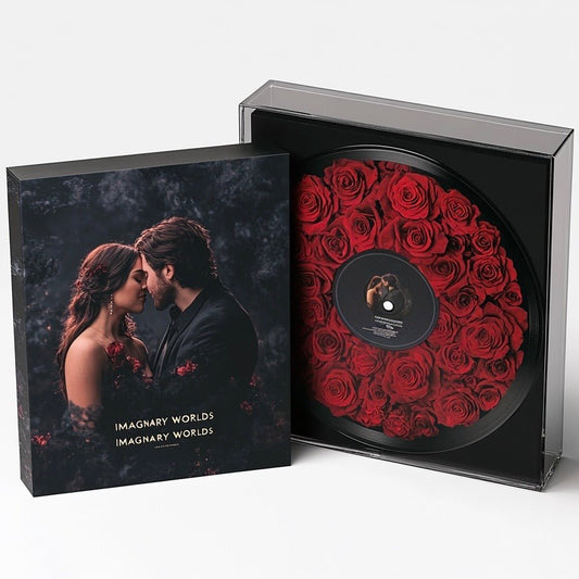 Imaginary Worlds Custom Vinyl Rose Box – Red Roses Edition - Imaginary Worlds