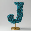 Jason Teal Rose Letter J Lamp - Imaginary Worlds