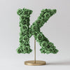 Khonsu Green Rose Letter K Lamp - Imaginary Worlds