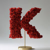 Kronos Red Rose Letter K Lamp - Imaginary Worlds