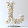 Leto White Rose Letter L Lamp - Imaginary Worlds