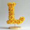 Leto Yellow Rose Letter L Lamp - Imaginary Worlds