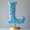 Leucothea Blue Rose Letter L Lamp - Imaginary Worlds