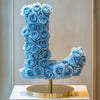 Leucothea Blue Rose Letter L Lamp - Imaginary Worlds