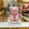 Light Pink Preserved Rose Bear - Imaginary Worlds