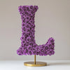 Lilith Purple Rose Letter L Lamp - Imaginary Worlds