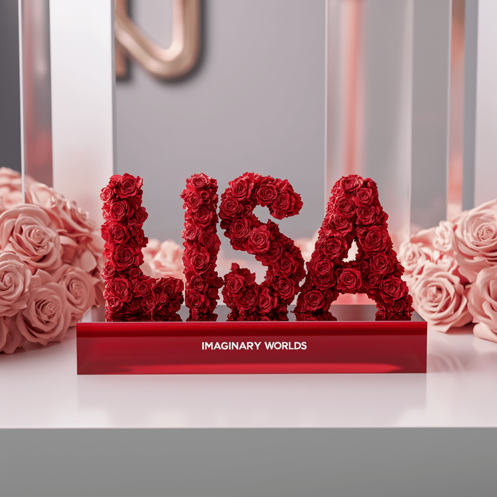 LISA Rose Box Sculpture - Imaginary Worlds