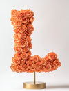 Lugh Orange Rose Letter L Lamp - Imaginary Worlds