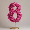 Magenta Rose Eternal Number 8 Lamp - Imaginary Worlds