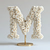 Mnemosyne White Rose Letter M Lamp - Imaginary Worlds