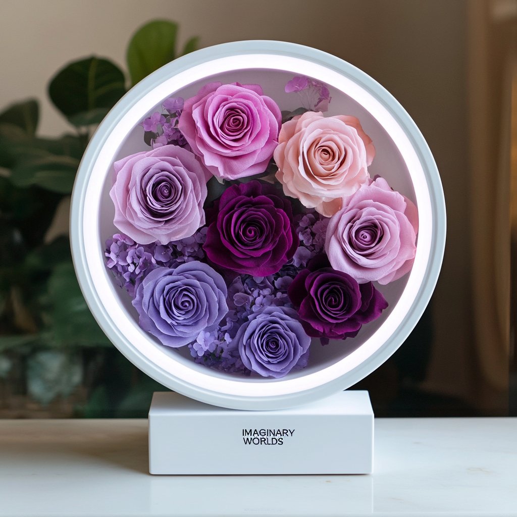 Mystic Violet Flower Lamp - Imaginary Worlds