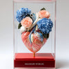 Ocean Serenity Forever Rose Heart Sculpture - Imaginary Worlds