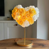 Odysseus and Penelope Mixed Rose Heart Lamp - Imaginary Worlds