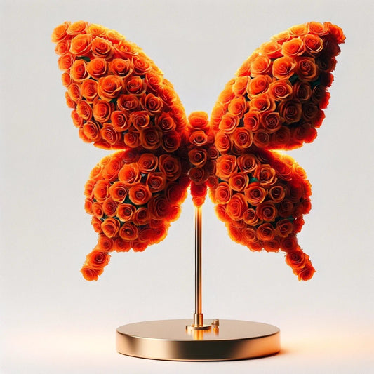 Orange Butterfly Lamp - Imaginary Worlds