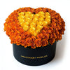 Orange Ramo Buchon with Yellow Rose Heart - Imaginary Worlds