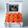 Orange Roses Forever Multimedia Keepsake Box - Imaginary Worlds