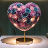 Orpheus and Eurydice Mixed Rose Heart Lamp - Imaginary Worlds