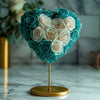 Orpheus and Eurydice Mixed Rose Heart Lamp - Imaginary Worlds