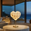 Orpheus and Eurydice White Rose Heart Lamp - Imaginary Worlds