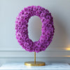 Orpheus Purple Rose Letter O Lamp - Imaginary Worlds