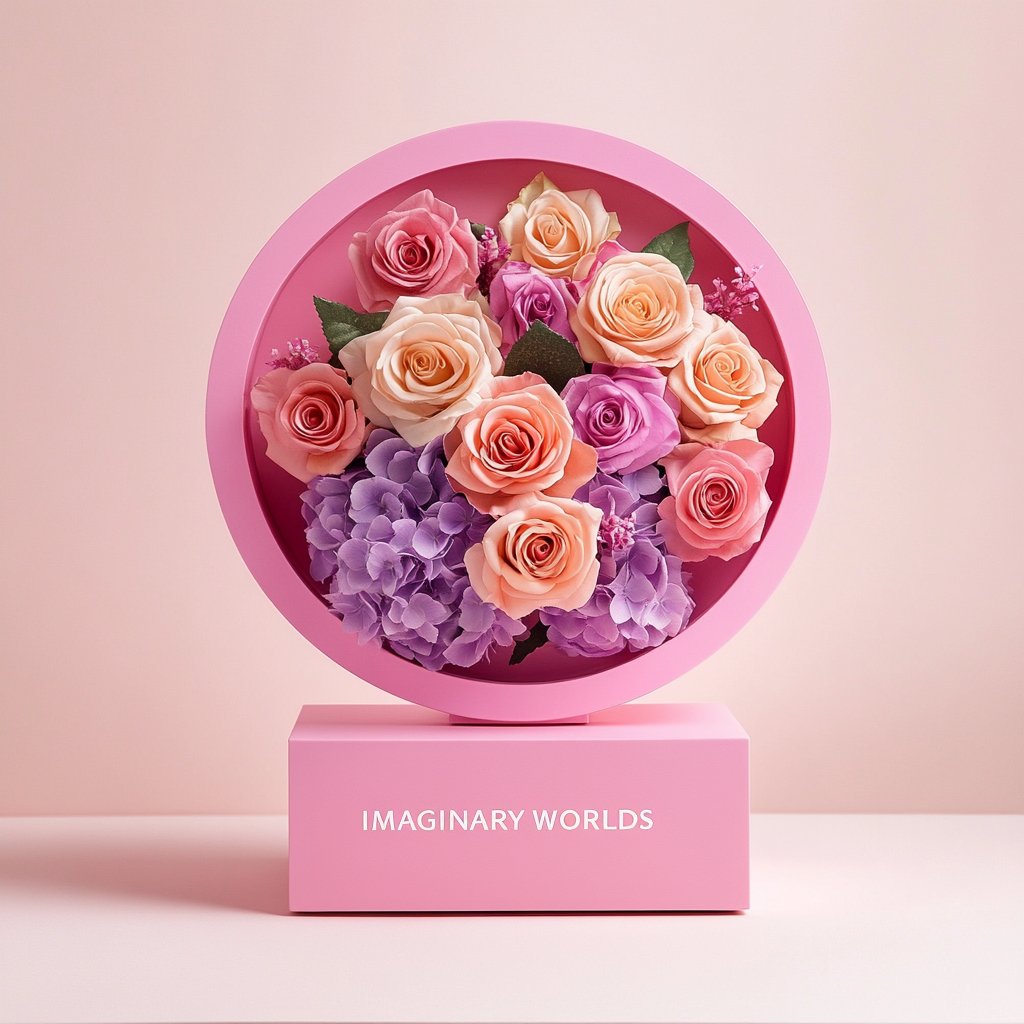 Pastel Dreams LED Flower Lamp - Imaginary Worlds